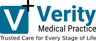 Verity Logo In Blue