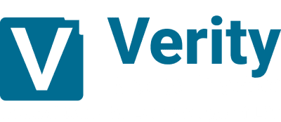 Verity Logo In White