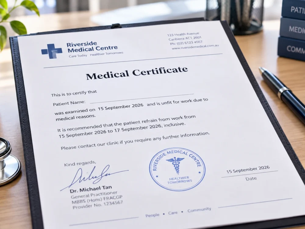 Telehealth GP for Medical Certificates Canberra Telehealth GP for Medical Certificates Canberra
